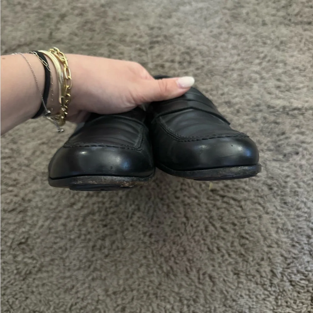 Salvatore Ferragamo Penny Dress Loafer, Size 10 - Black - Picture 9 of 10